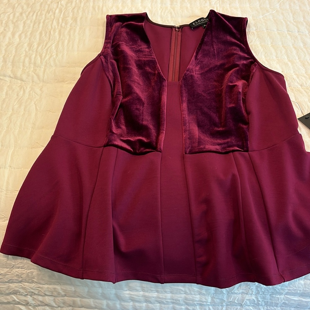 Peplum Eloquii shirt